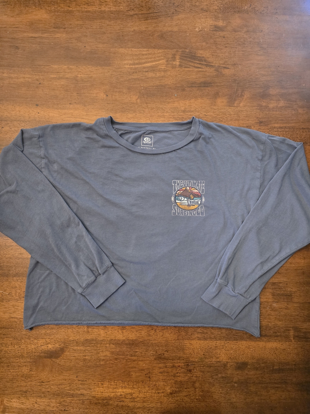Rip Curl Women's Long Sleeve Graphic Tee - Slate Blue